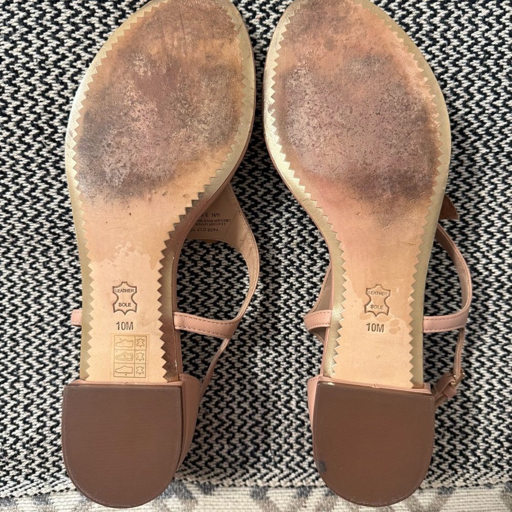 Tory Burch Blossom Flat Blush Sandals - Picture 6 of 9